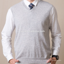 16STC8222 mens cashmere v cuello chaleco